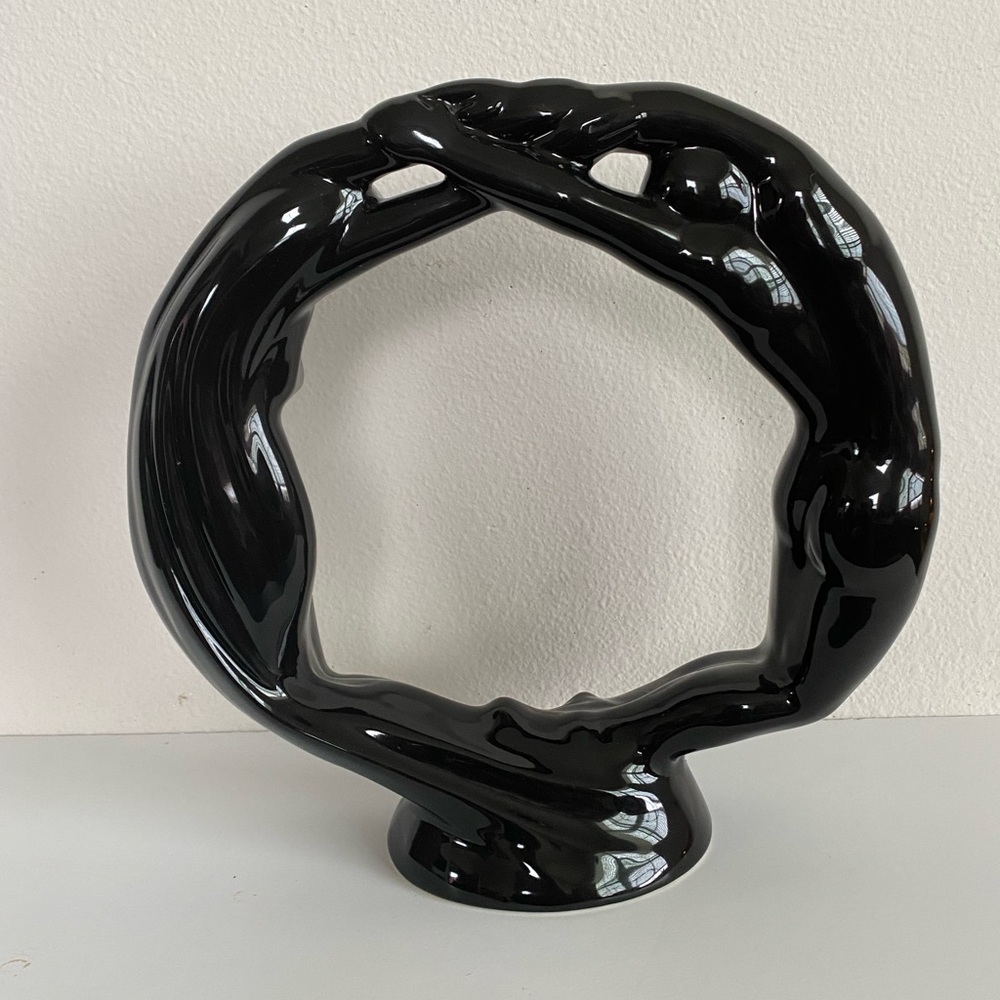 Vintage Original Haeger Eternity Circle of Love Statue